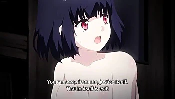 Brune anime aux gros seins en train de baiser videos