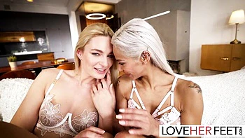 Veronica Leal et Leanne Lace pieds sexy et JOI videos
