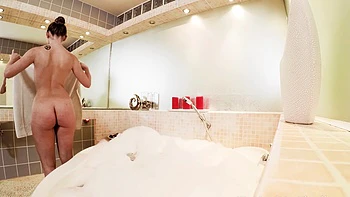 A man fucked the cute girl Lady Bug in the bathroom, showcasing her petite charm. videos