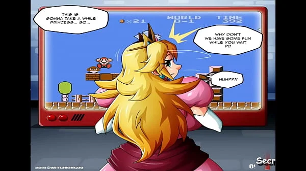 Super Mario Princess Peach Pt. 1 - The Princess is being fucked in the ass by Bowser while Mario is fighting to get to her || Cartoon Comic Parody Porn xxx videos