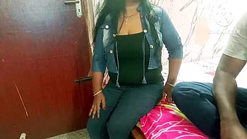 Indian Tamil Aunty Sucks Boss Cock for Promotion videos