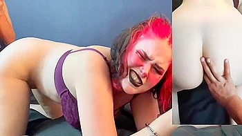 Fodendo minha namorada gótica pawg com plug anal e gozei no rosto dela videos