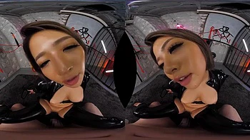 Boquete asiático e sexo missionário em VR videos