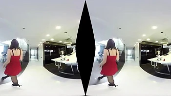 Heart bläst, reitet als Cowgirl und fickt Doggy-Style in 3D VR videos