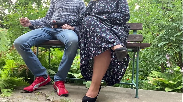 Cum for hot milf cuckold hubby right outside videos