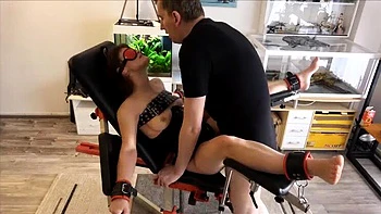 German BDSM Slave Fucked Hard on Gynecological Chair videos
