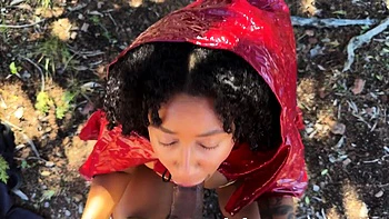 Ebony Chapeuzinho Vermelho gozada por BBC grande videos