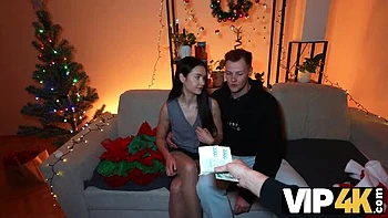 Brunette Picked for Xmas Fuck, Santa’s Cumshot Gift videos