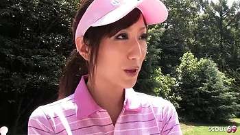 Petite Japanese Teen Gives Risky Public Blowjob to Old Coach videos