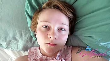 Hot Redhead Lucy Rides Her BF in POV Teen Fuck videos