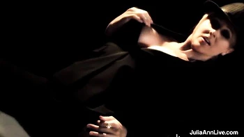 Julia Ann rides cowgirl with fake tits blowjob videos