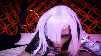 Blonde Aery Tiefling suce et se fait baiser en levrette videos