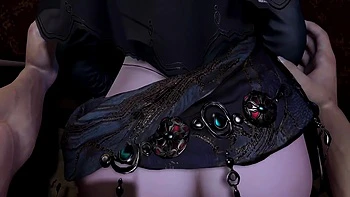 Copine 3D en cosplay baise durement videos