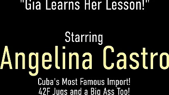 Gia Love y Sara Jay tetonas follan en trío con cubana videos