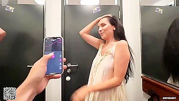 Testing Lovense Vibrator In Public Place With Hot German Girlfriend videos