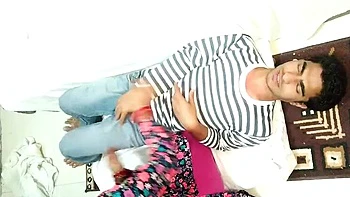 Desi Bhabhi Gives Hot Sali a Birthday Gift - Big Natural Tits Doggy Style Fucking videos