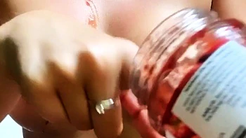 Real amateur teen plays with toys as she masturbates videos