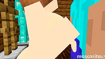 Дженни Аддикшен трахает сзади в 3D анимации от первого лица videos