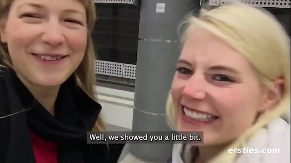 Risky Lesbian sex at public Train videos