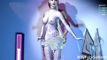 Stripper asiática 3D fofa provoca pau grande sem dó videos