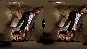 Свадебный день втроём: минет, догги и наездница VR videos