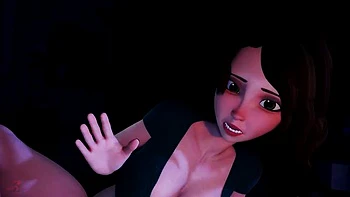 Тётя с большими сиськами в позе наездницы - 3D хентай Bongacams videos