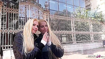 Скромная блондинка впервые трахнулась на кастинге videos