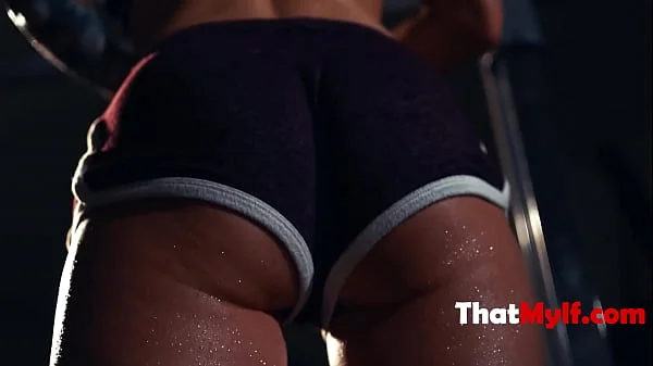 Ultra Fit MILF Fucks In Gym Room videos