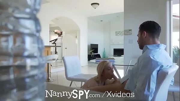 NANNYSPY Horny Nympho Nanny Does It All To Get The Job videos