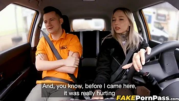 Queen Hailey Fucks Rough Backseat Driving Lesson videos