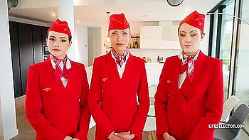 Tres azafatas folladas duro - adolescentes japonesas videos