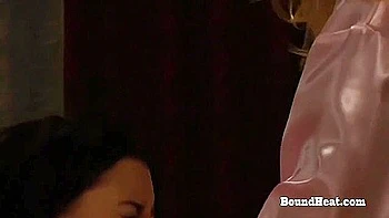 European Brunette Mistress in BDSM Bath Fetish videos