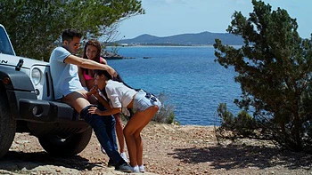 Alberto Blanco shares a big dick with Sybil and Apolonia videos