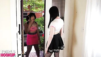 Hardcore Anal Fuck with Tireless Trans Queen videos