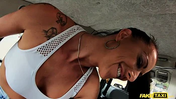 Brunette Texas Patti Rides & Sucks in Car videos