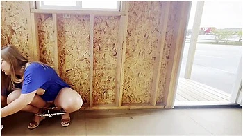 Blonde Milf with Glasses Masturbates Publicly and Talks Dirty videos