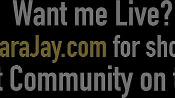 Sara Jay's huge tits and fat ass licking fun videos