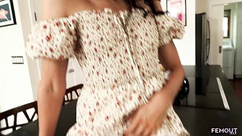 Nerdy Tgirl Masturbates Small Tits Solo videos