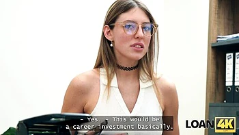 Loan4k's Shaved Blonde Seduced and Fucked Hard videos