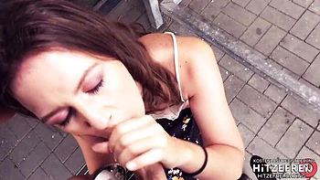 Cute Amateur Gets Public Blowjob POV videos