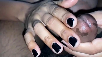 Indian Stepsis Jerks Huge Black Cock Till Cum Explodes videos