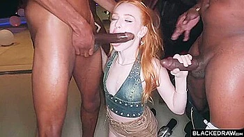 Madi Collins Gets DP and Black Cock Gangbang videos