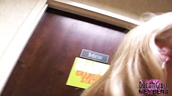 DreamGirls Blonde Solo Babe Flashing Big Tits Outdoors videos