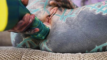Tattooed Anuskatzz and Nikolaz Zpageti anal gape fun videos