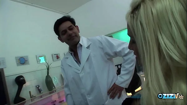 Horny doctor gets to fuck two naughty sluts at once videos