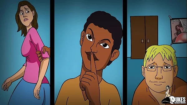 A rude nun and a mild mannered MILF get stretched by BBC videos