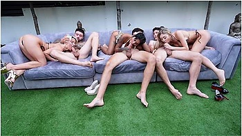 Two Girls Double Vaginal DP Orgy with Yasmina & Sienna videos