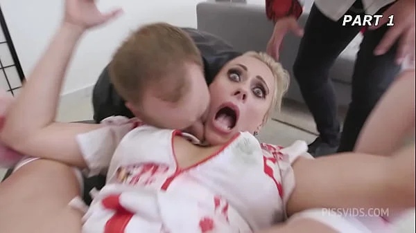 Halloween Party Goes Wet #1, Dee Williams & Brittany Bardot, Anal Fisting, Gapes, ButtRose, Pee Drink, Creampie Swallow GIO1949 videos