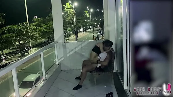 BUSTED! Public Sex on Balcony Caught by Police videos