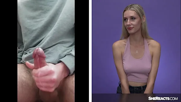 Emily Jade rates my cumshot - She Reacts videos